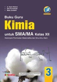 Image of Buku Guru Kimia untuk SMA/MA Kelas XII