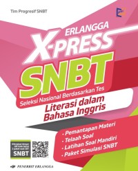 Image of Erlangga X-Press SNBT: Literasi dalam Bahasa Inggris