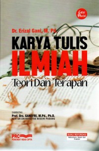 Image of Karya Tulis Ilmiah: Teori dan Terapan (Edisi Revisi)