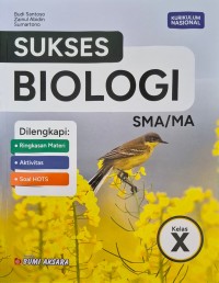 Image of Sukses Biologi SMA/MA Kelas X